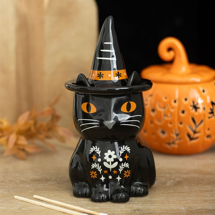 Quemador de Wax Melts Gato Folk