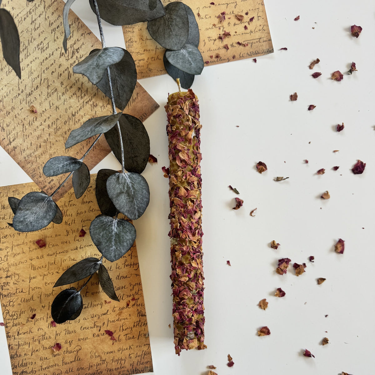 Vela de Miel Amor y Calma · Rosas