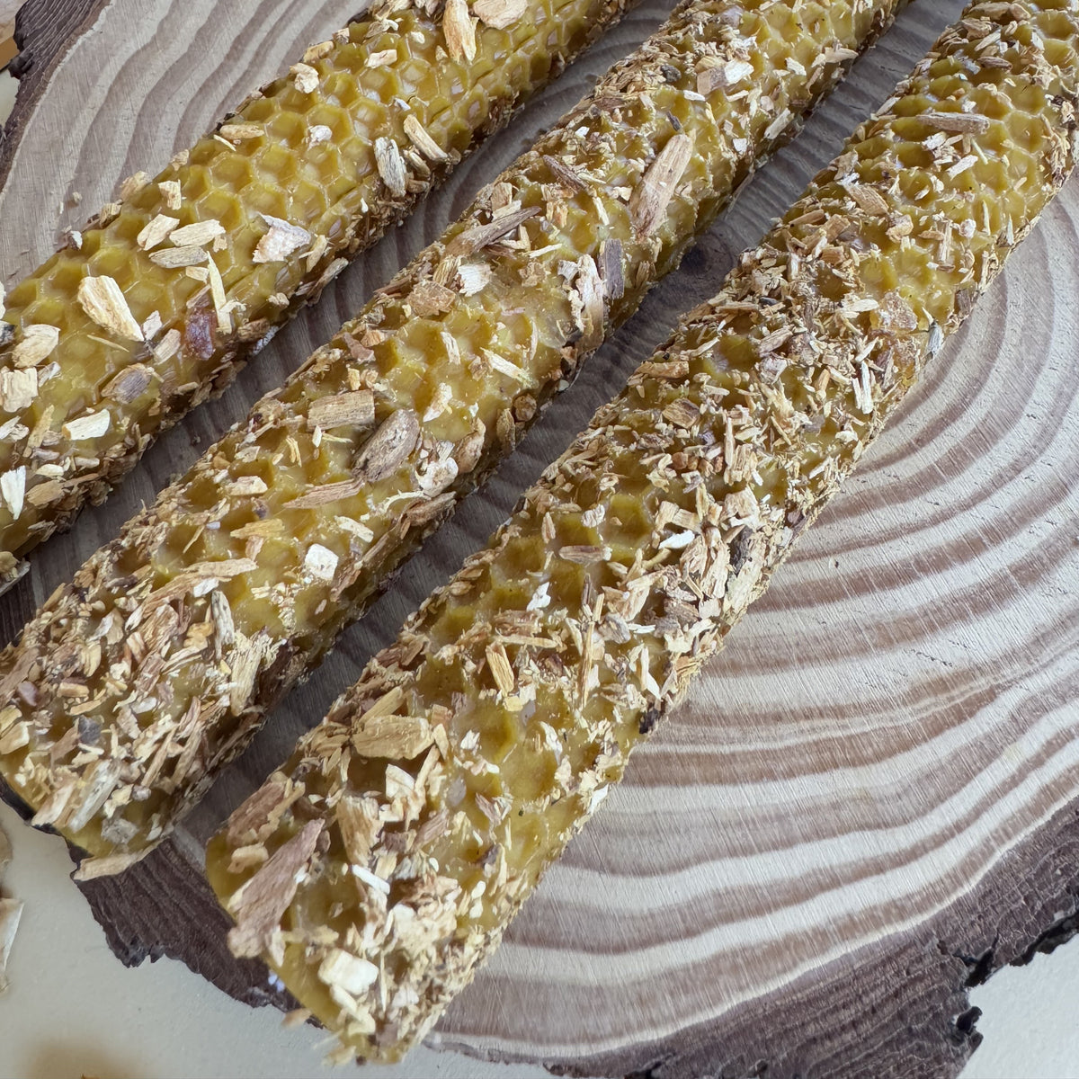 Vela de Miel Palo Santo Renueva tu Espacio