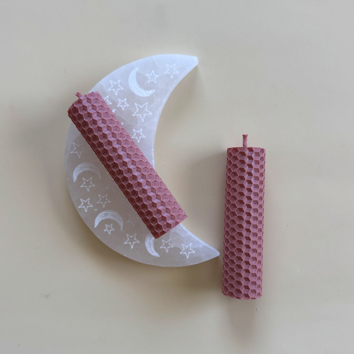 Vela de Miel Rosa Palo