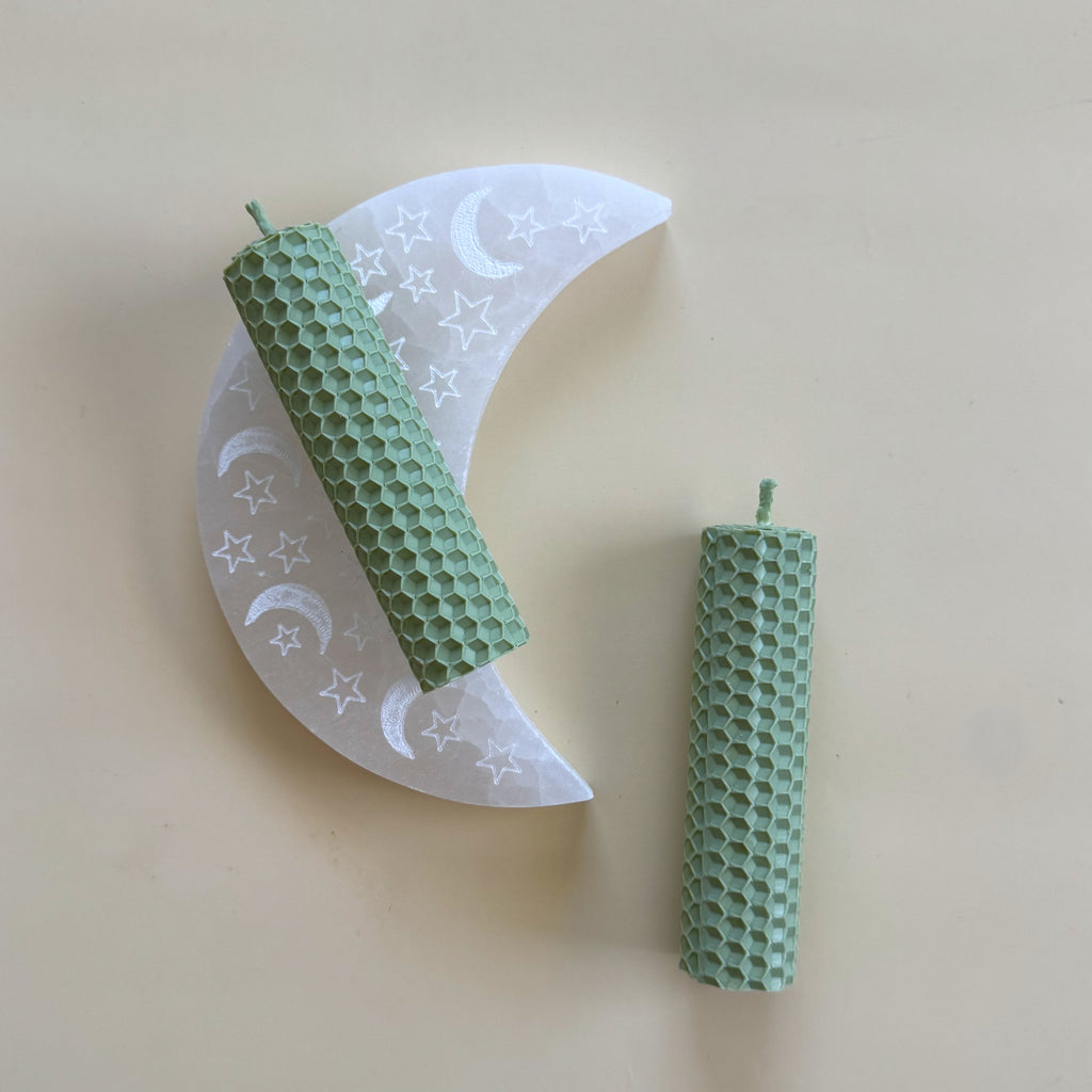 Vela de Miel Verde Claro
