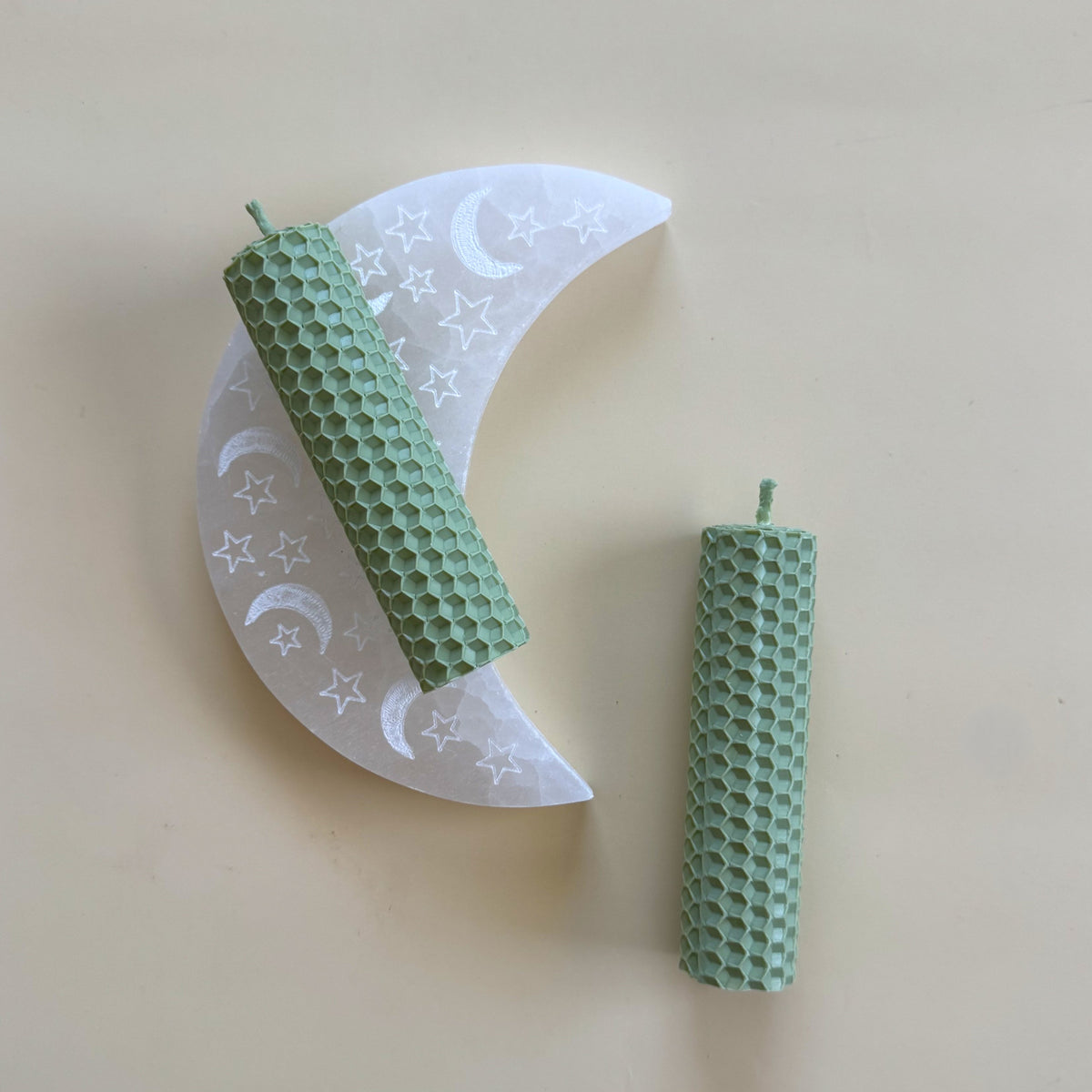 Vela de Miel Verde Claro