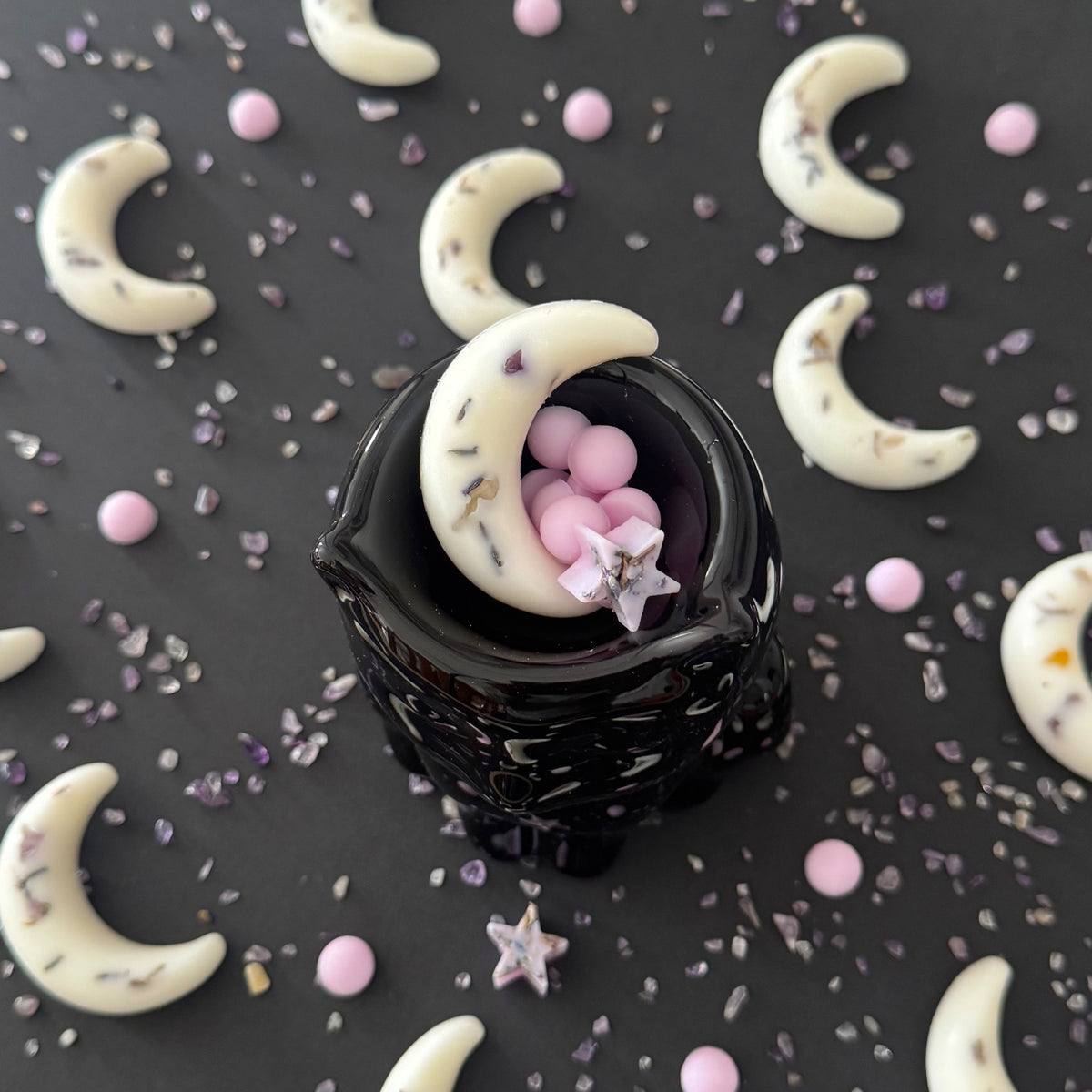 Wax Melts Luna Preciosa con Amatista · Calma y Desconexión