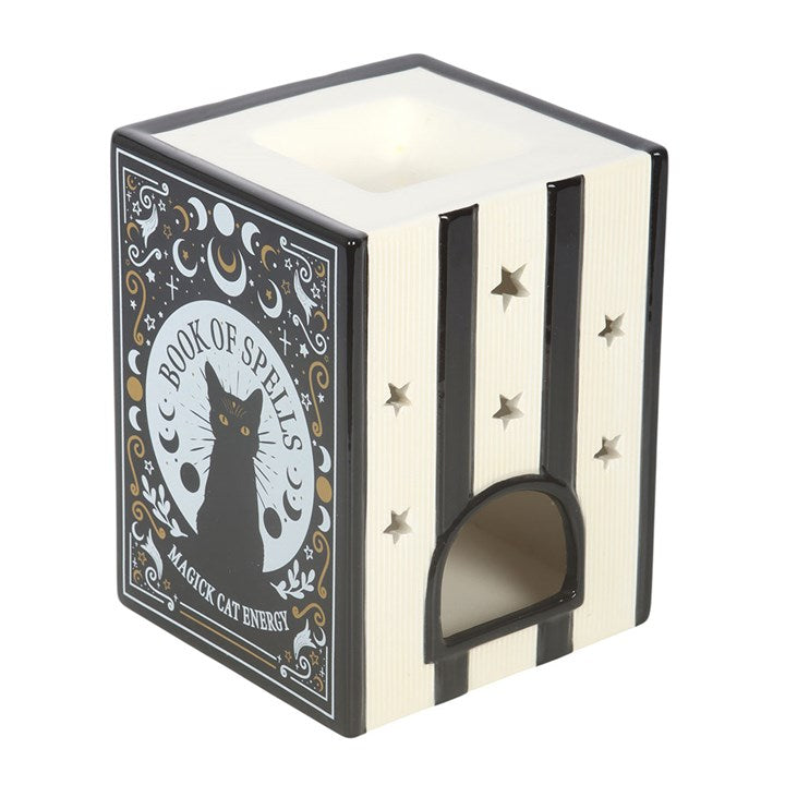 Quemador de Wax Melts Libros de Gato
